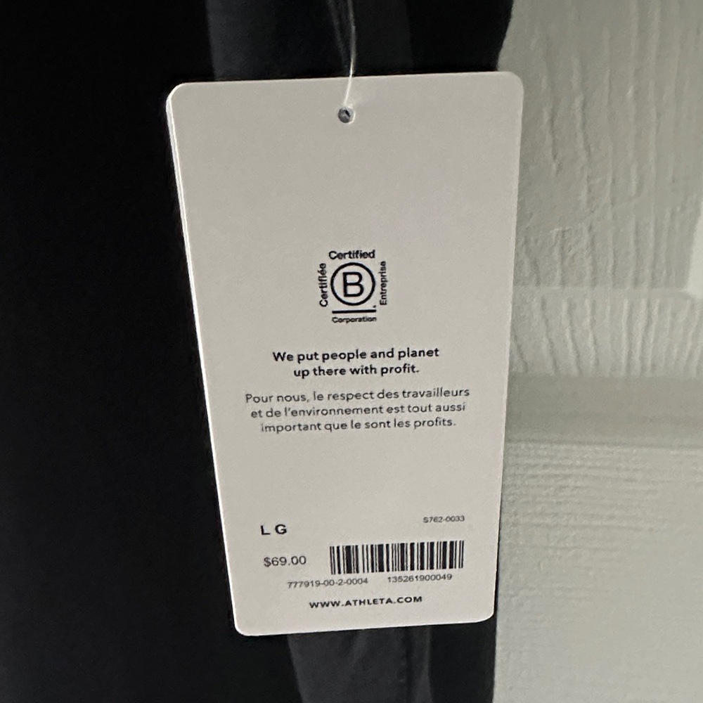 Athleta Black Women's Blouse - Picture 3 of 4